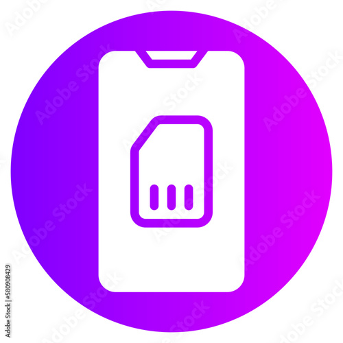 simcard gradient icon