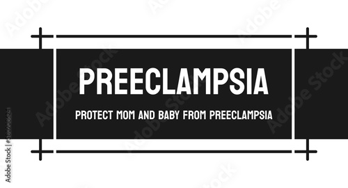 Preeclampsia: A pregnant woman being monitored for high blood pressure.