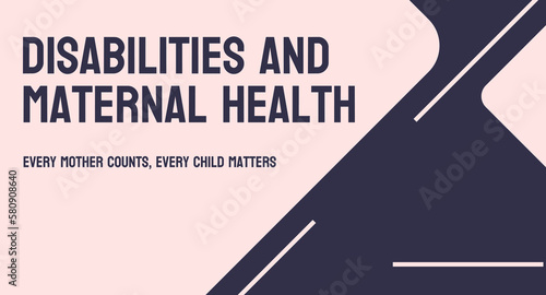 Disabilities and maternal health: A woman in a wheelchair being assisted by a healthcare worker.