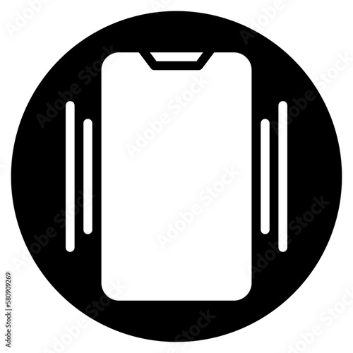 voice assistant glyph icon