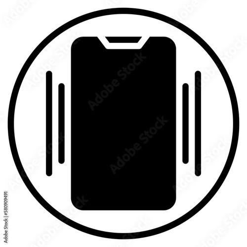 voice assistant glyph icon