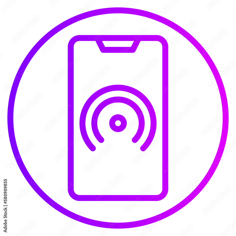 Hotspot gradient icon