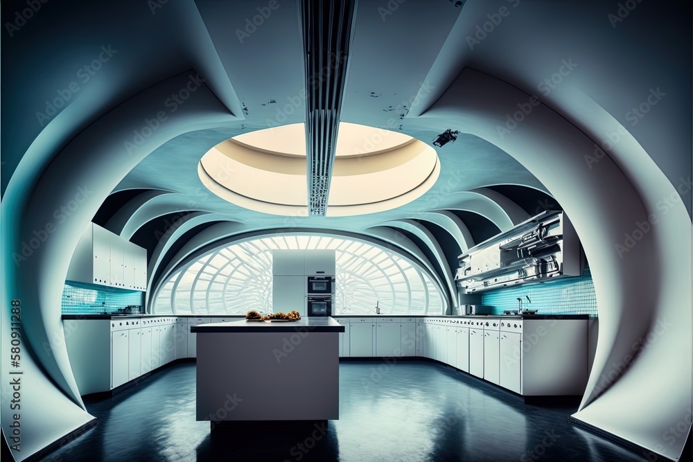 Kitchen of Tomorrow: Captivating Futuristic Architectural Photography ...
