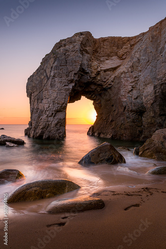 L'arche de port blanc à Quiberon 