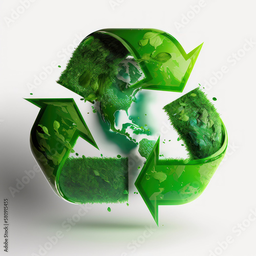 green nature recyle symbol photo