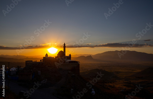 Wallpaper Mural magnificent building in the district of Ishak Pasha Palace in Dogubeyazit, İshakpasa Sarayi Torontodigital.ca