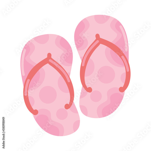 pink sandals icon