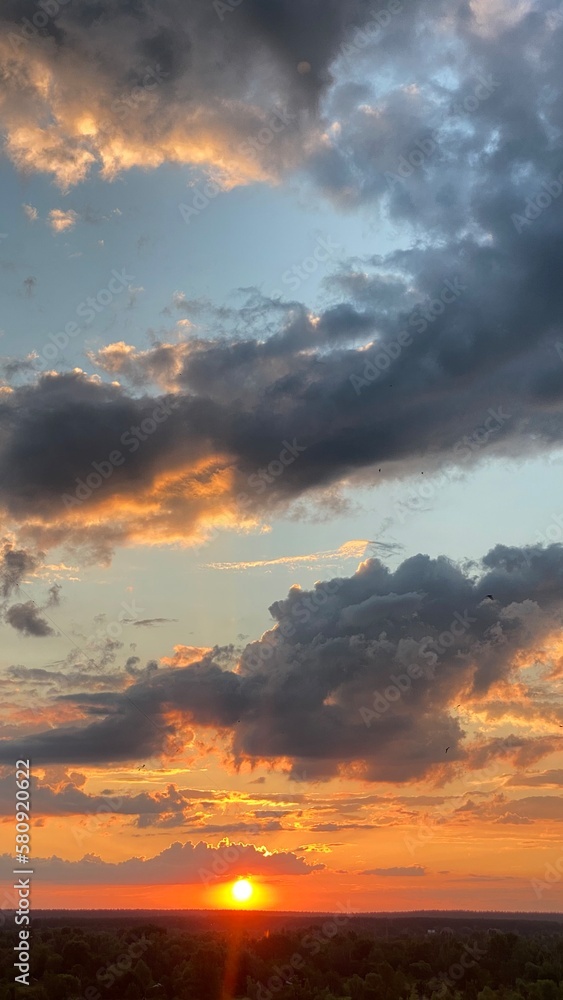 sunset in the sky sunset in the sky