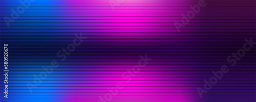 Abstract striped lined wide glowing background
