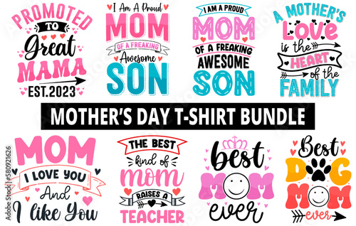 Mothers day t shirt bundle, mothers day t shirt vector set, happy mothers day tshirt set, mother's day element vector, lettering mom t shirt, mommy t shirt, decorative mom tshirt, mom graphic t shirt photo