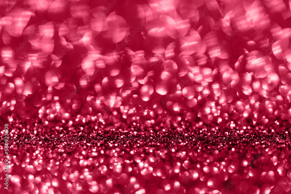 Viva Magenta background with blurry sparkles. Viva Magenta background with blurry sparkles.