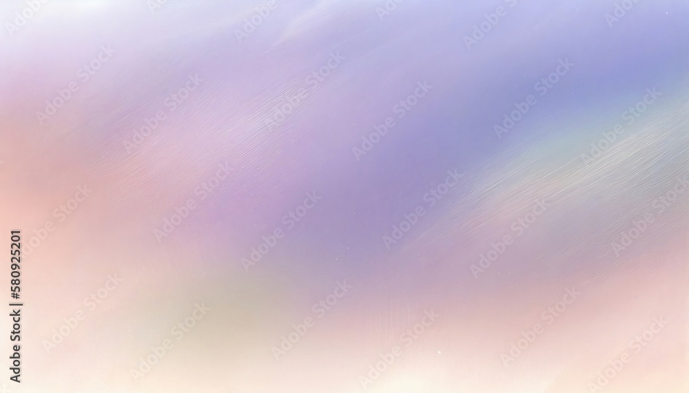 A gradient of pastel colors blend together gently to create a dreamy and ethereal abstract background, Generative AI, illustration