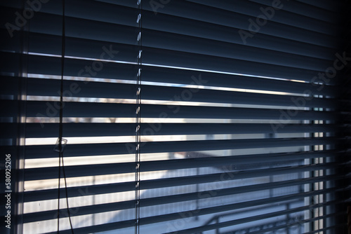 Blinds on the window as an abstract background.