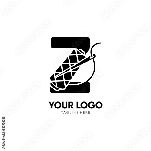 Letter Initial Z Sewing Thread Needle Logo Design Vector Icon Graphic Emblem Illustration  © HendraGuns11