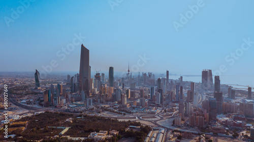 panorama of Kuwait city