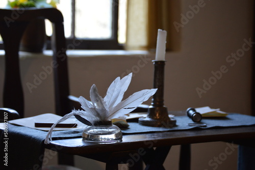 vintage writing desk © Regina