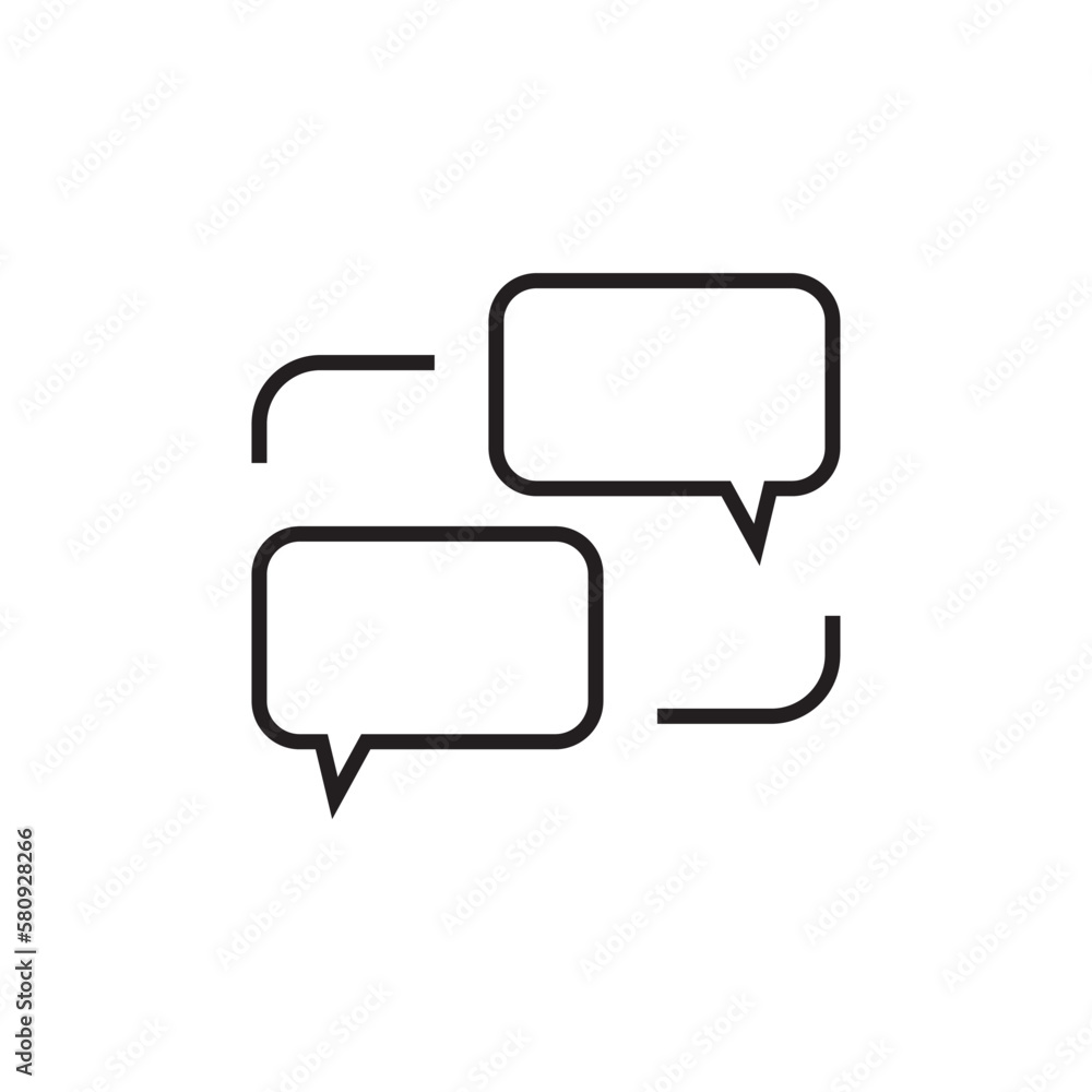 conversation chat bubble vector for Icon Website, UI Essential, Symbol, Presentation conversation chat bubble vector for Icon Website, UI Essential, Symbol, Presentation