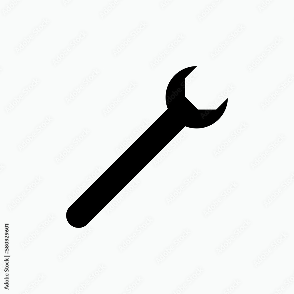 Wrench Icon - Vector, Repair Sign and Setting Symbol for Design, Presentation, Website or Apps Elements Wrench Icon - Vector, Repair Sign and Setting Symbol for Design, Presentation, Website or Apps Elements
