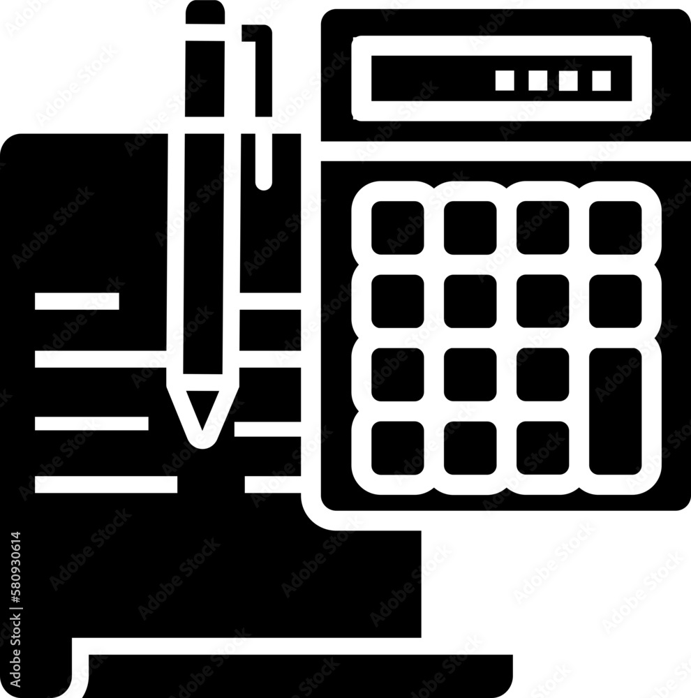 Accounting icon design elements for decoration. Accounting icon design elements for decoration.
