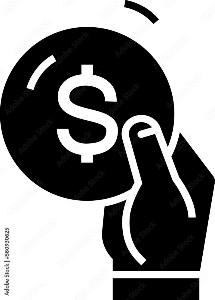 Coins icon design elements for decoration. Coins icon design elements for decoration.