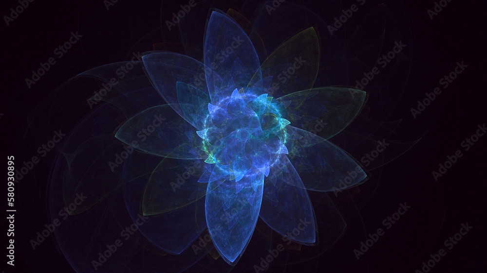 3D rendering abstract colorful fractal light background 3D rendering abstract colorful fractal light background