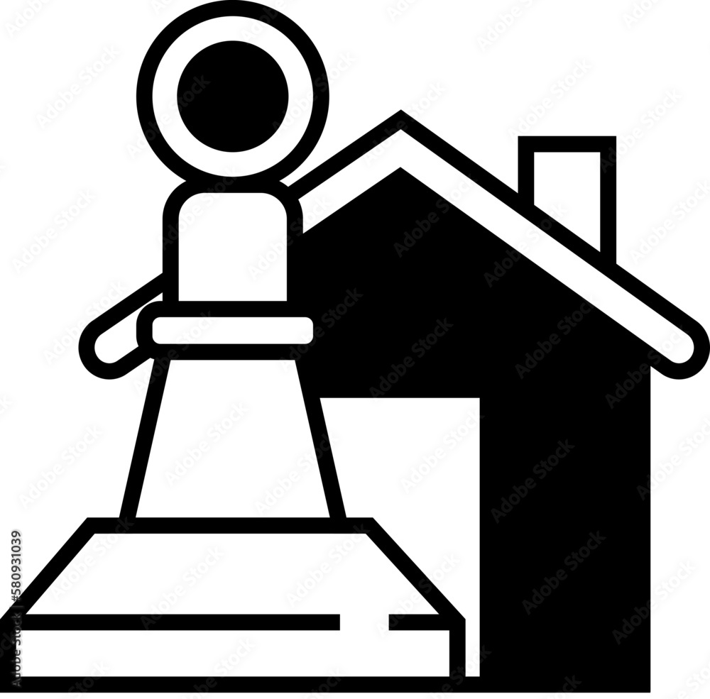 Mortgage icon design elements for decoration. Mortgage icon design elements for decoration.