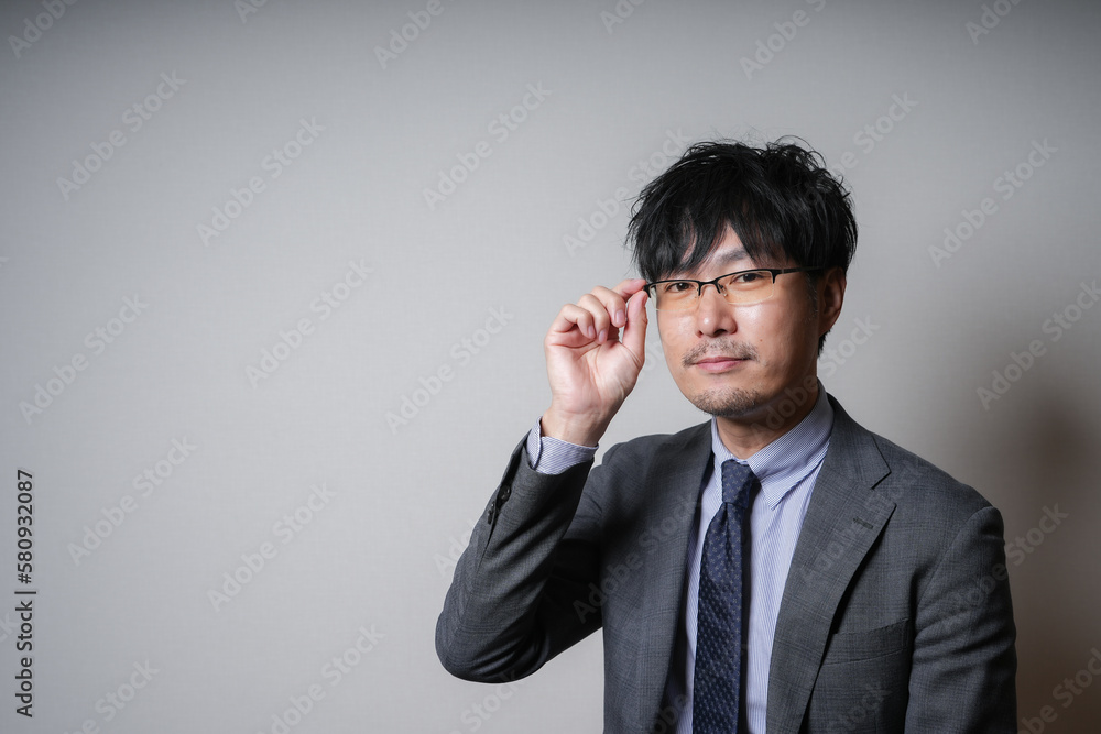 眼鏡のビジネスマン 眼鏡のビジネスマン