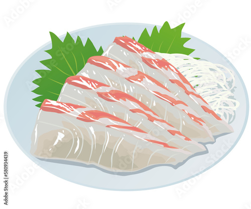 鯛の刺身