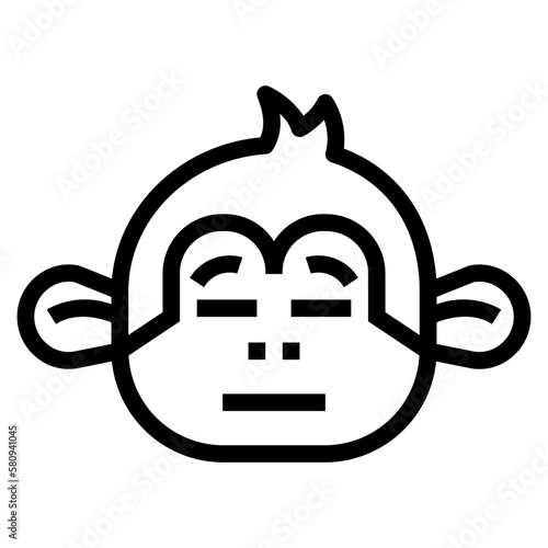 monkey icon style