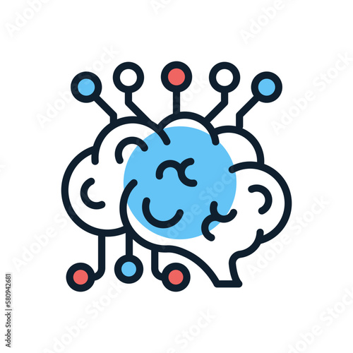 Neural Network icon in vector. Logotype photo