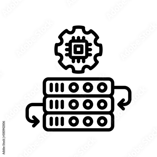 Data Integration icon in vector. Logotype