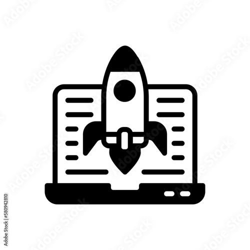 High Speed Computation icon in vector. Logotype