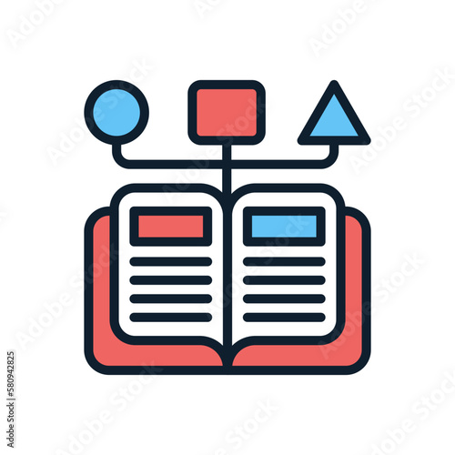 Knowledge Representation icon in vector. Logotype