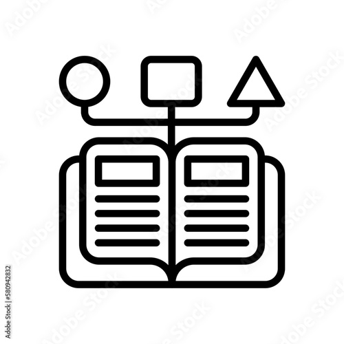Knowledge Representation icon in vector. Logotype