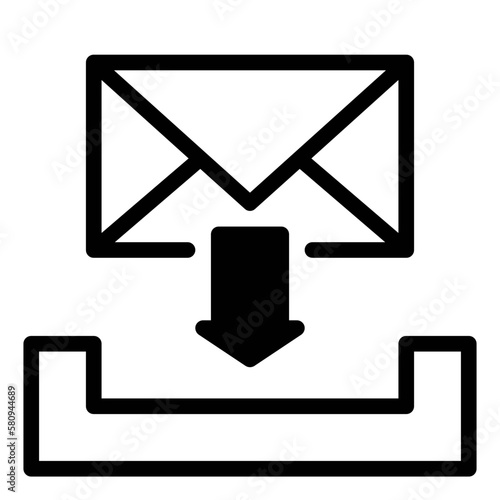 mail insert icon