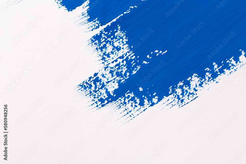 Obraz premium stroke blue paint brush