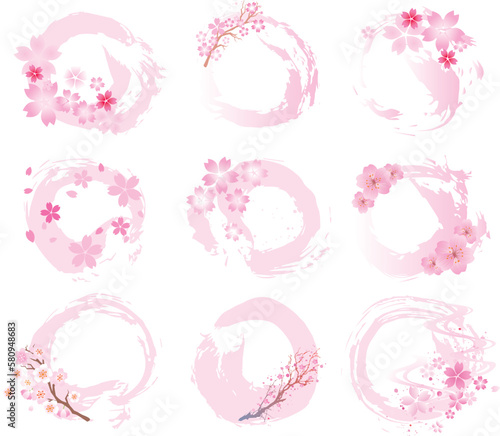 春の桜　背景　風景
