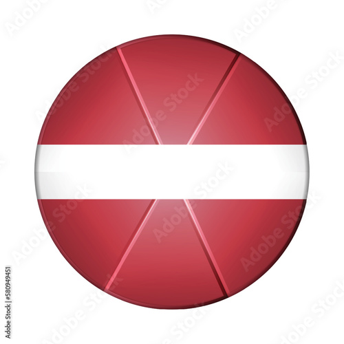 Glass light ball with flag of Latvia. Round sphere, template icon. Latvian national symbol. Glossy realistic ball, 3D abstract vector illustration highlighted on a white background. Big bubble Free Download Glass light ball with flag of Latvia. Round sphere, template icon. Latvian national symbol. Glossy realistic ball, 3D abstract vector illustration highlighted on a white background. Big bubble - GFXLoad
