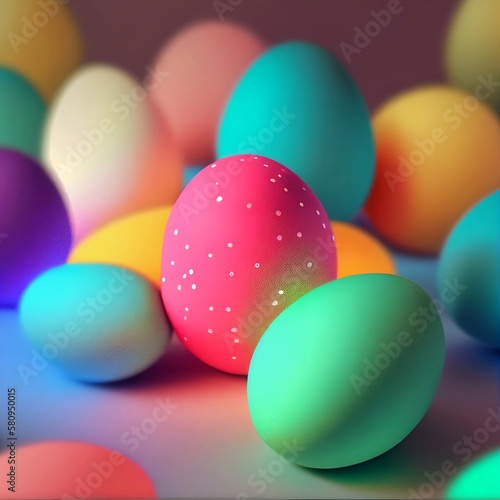 easter eggs colourful 