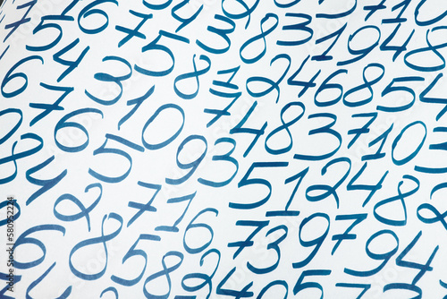 Wallpaper Mural Background of numbers. from zero to nine. Finance data concept. Mathematic. Seamless pattern with numbers. financial crisis concept. Business success. Torontodigital.ca