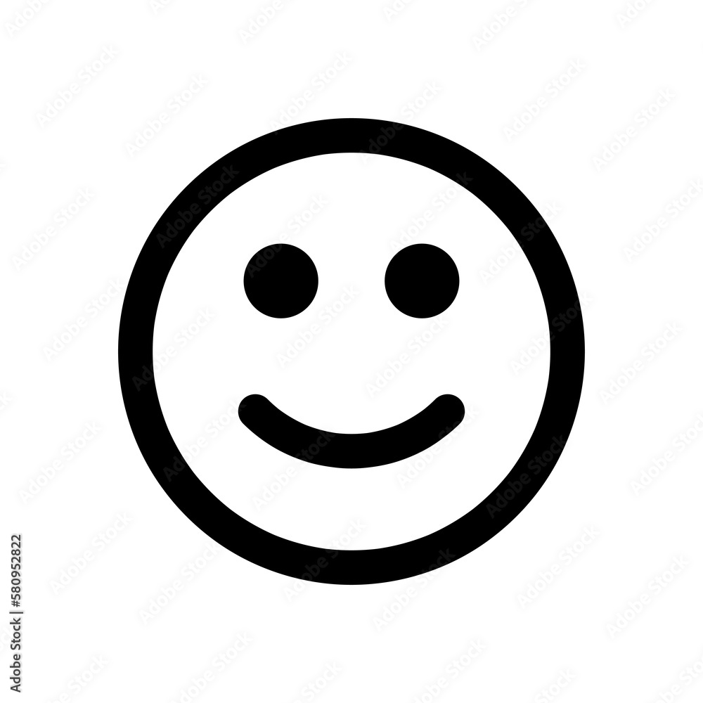  smiles icon vector, flat design trendy style illustration on white background..eps