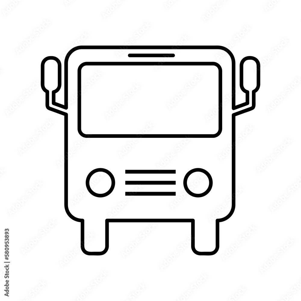 Bus liner icon illustration on white background..eps