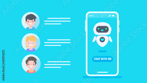 Auto reply system with intelligent robots provide information and help customers with problems