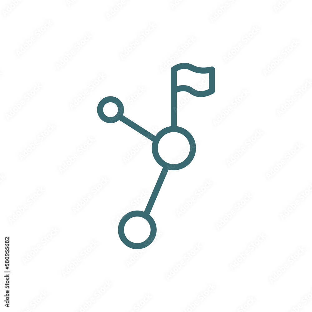 halfway icon. Thin line halfway icon from education and science collection. Outline vector isolated on white background. Editable halfway symbol can be used web and mobile halfway icon. Thin line halfway icon from education and science collection. Outline vector isolated on white background. Editable halfway symbol can be used web and mobile