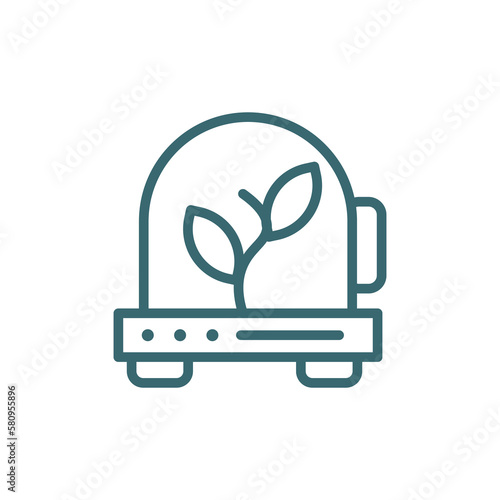 incubator icon. Thin line incubator icon from automation and high tech collection. Outline vector isolated on white background. Editable incubator symbol can be used web and mobile