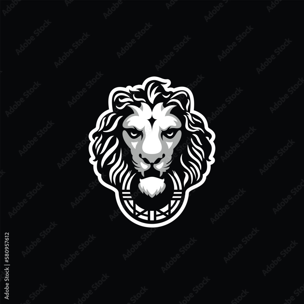 lion logo design vector template lion logo design vector template