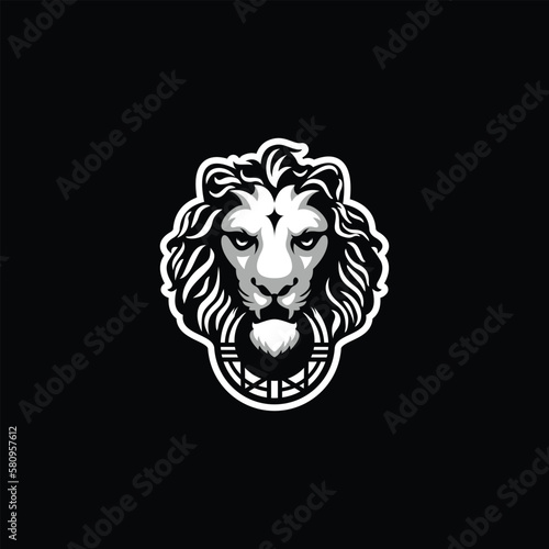 Fototapeta Naklejka Na Ścianę i Meble -  lion logo design vector template