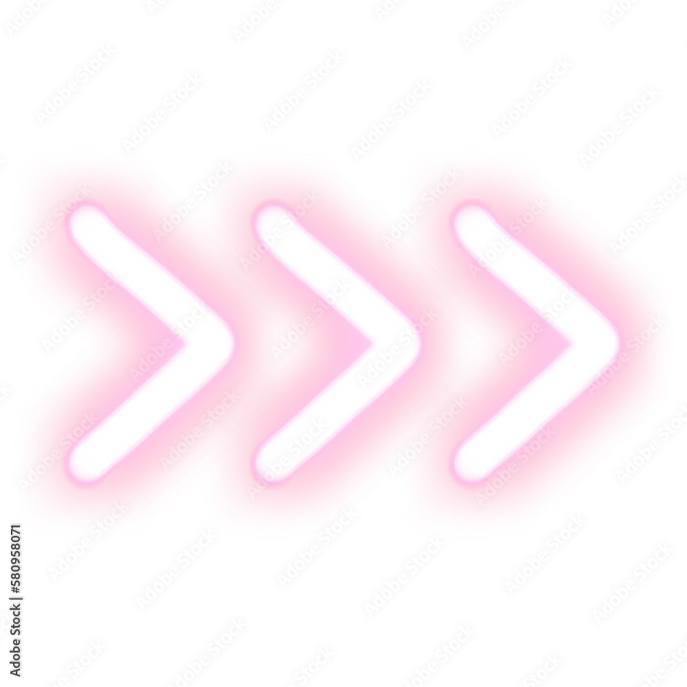 Triple Arrow Pink Neon Same Size Triple Arrow Pink Neon Same Size