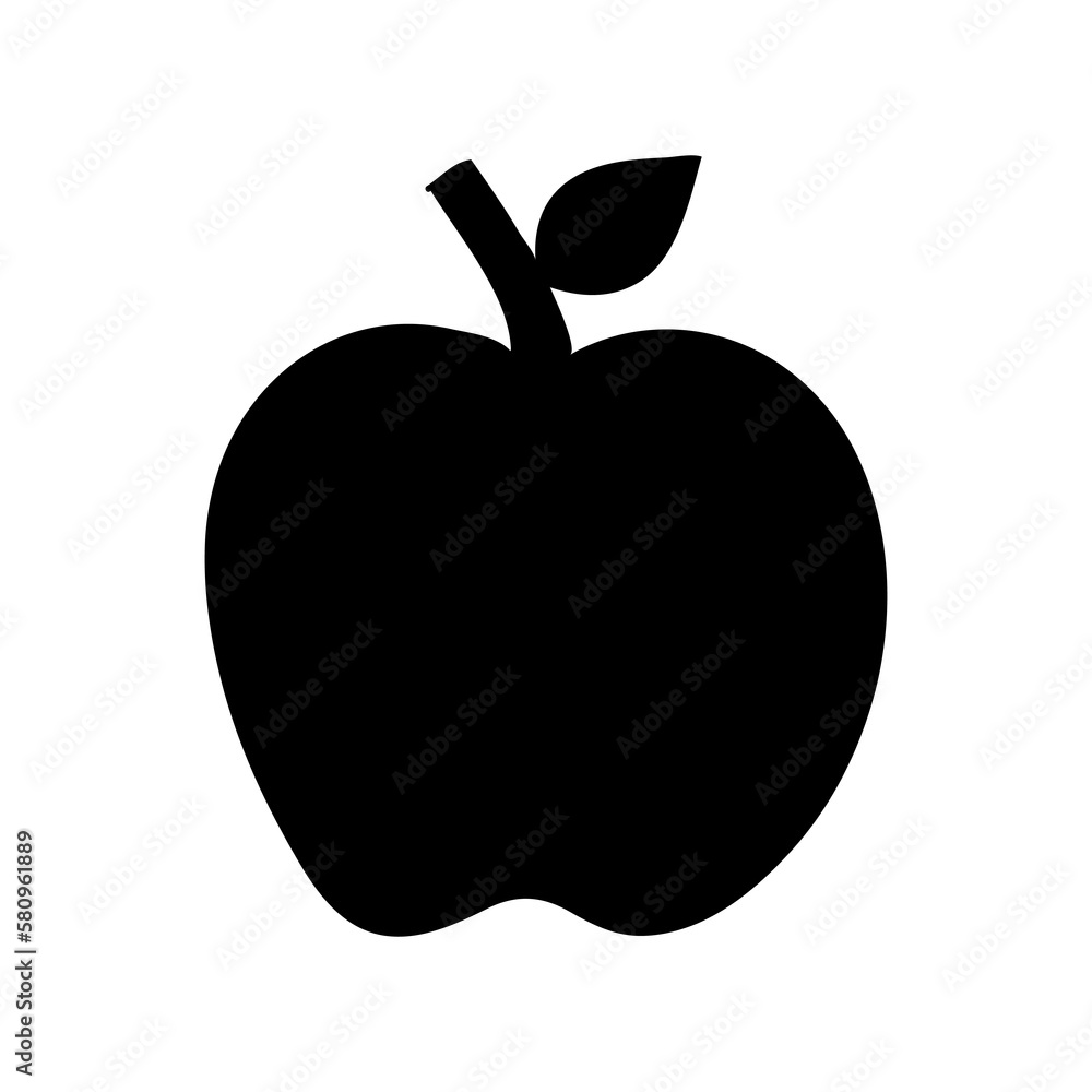 Apple icon, Apple sign vector trendy style illustration on white background..ep Apple icon, Apple sign vector trendy style illustration on white background..ep