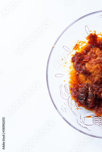 grilled chicken wings - stock photo 